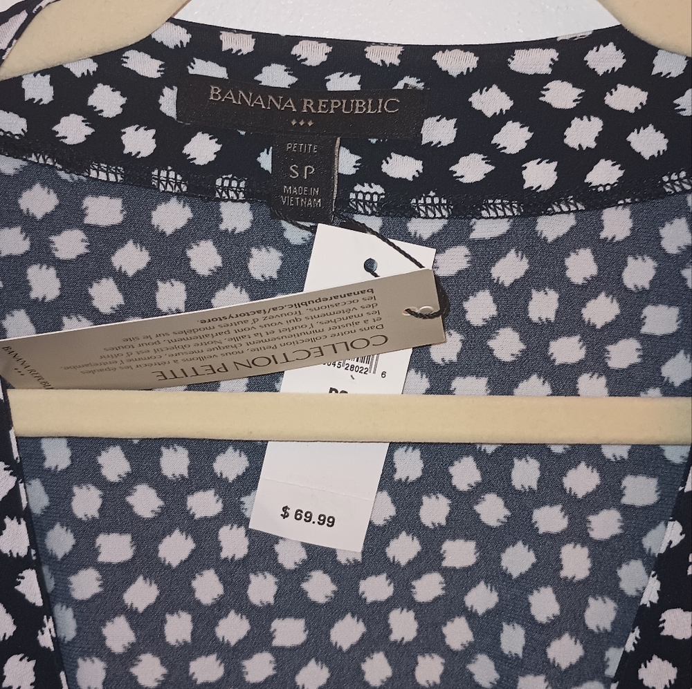 New Small petite Banana Republic  wrap dress